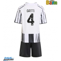 Juventus Federico Gatti #4 Hjemmedraktsett Barn 2025-26 Kortermet (+ Korte bukser)